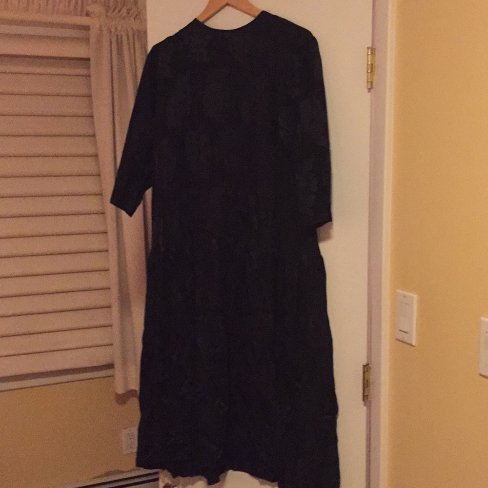 Pure silk maternity party dress
